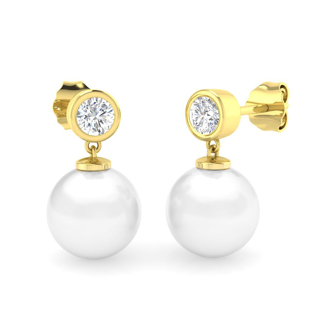SE6594 — Earrings - 9k Yellow Gold
