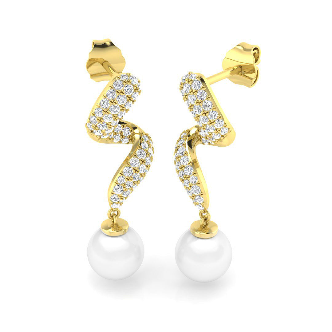 SE6595 — Earrings - 9k Yellow Gold