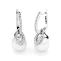 SE6596 — Earrings - 9k White Gold