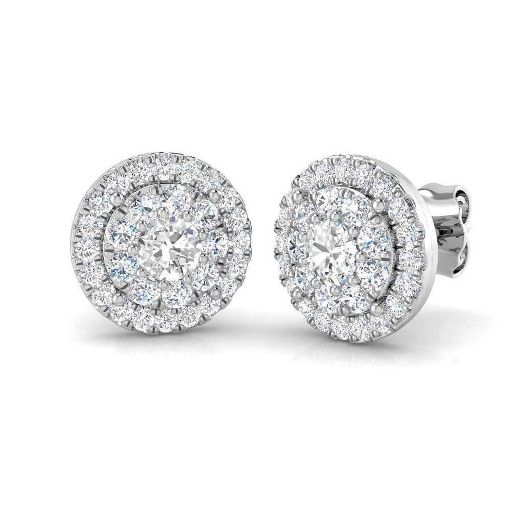 SE6597 — Earrings - 9k White Gold