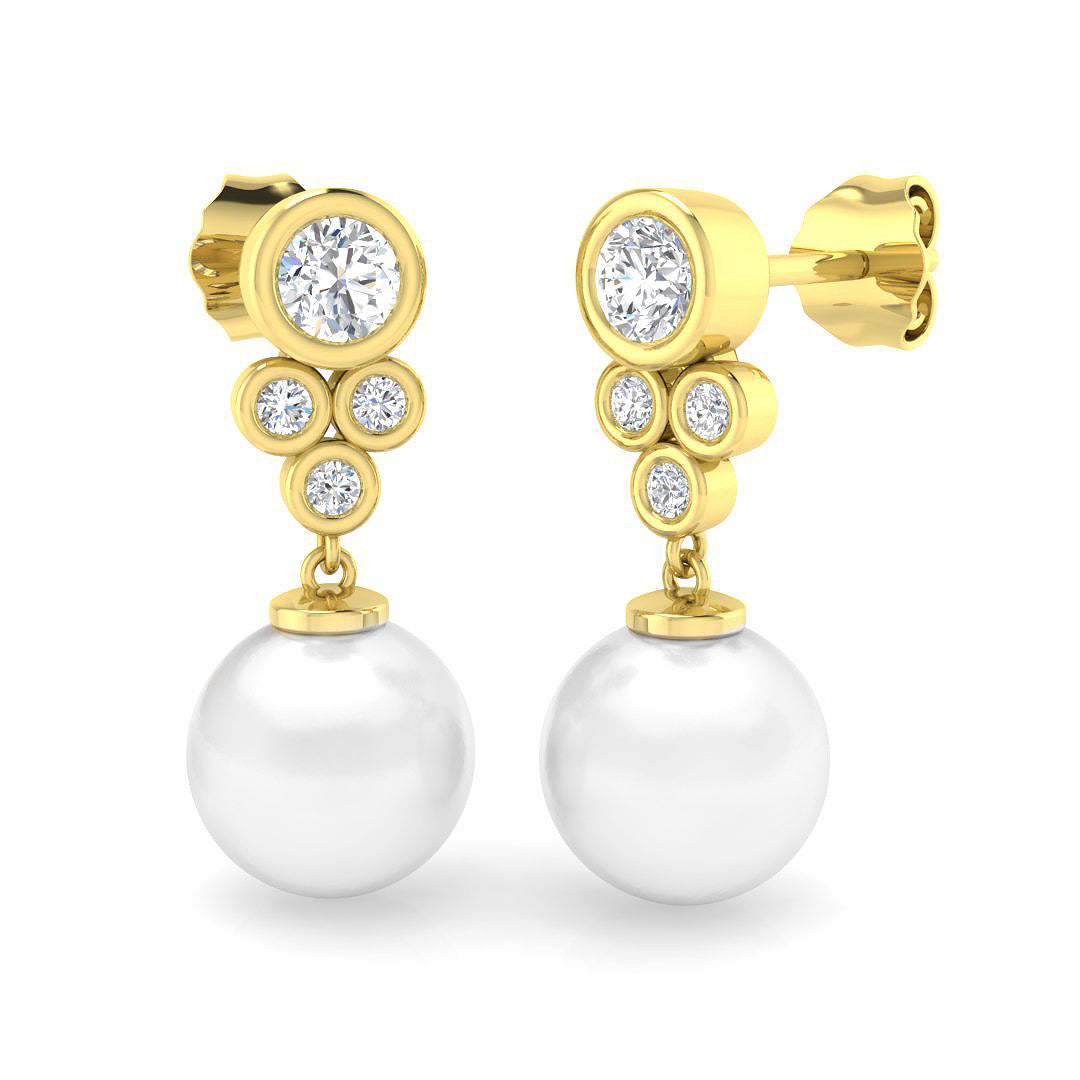 SE6605 — Earrings - 9k Yellow Gold