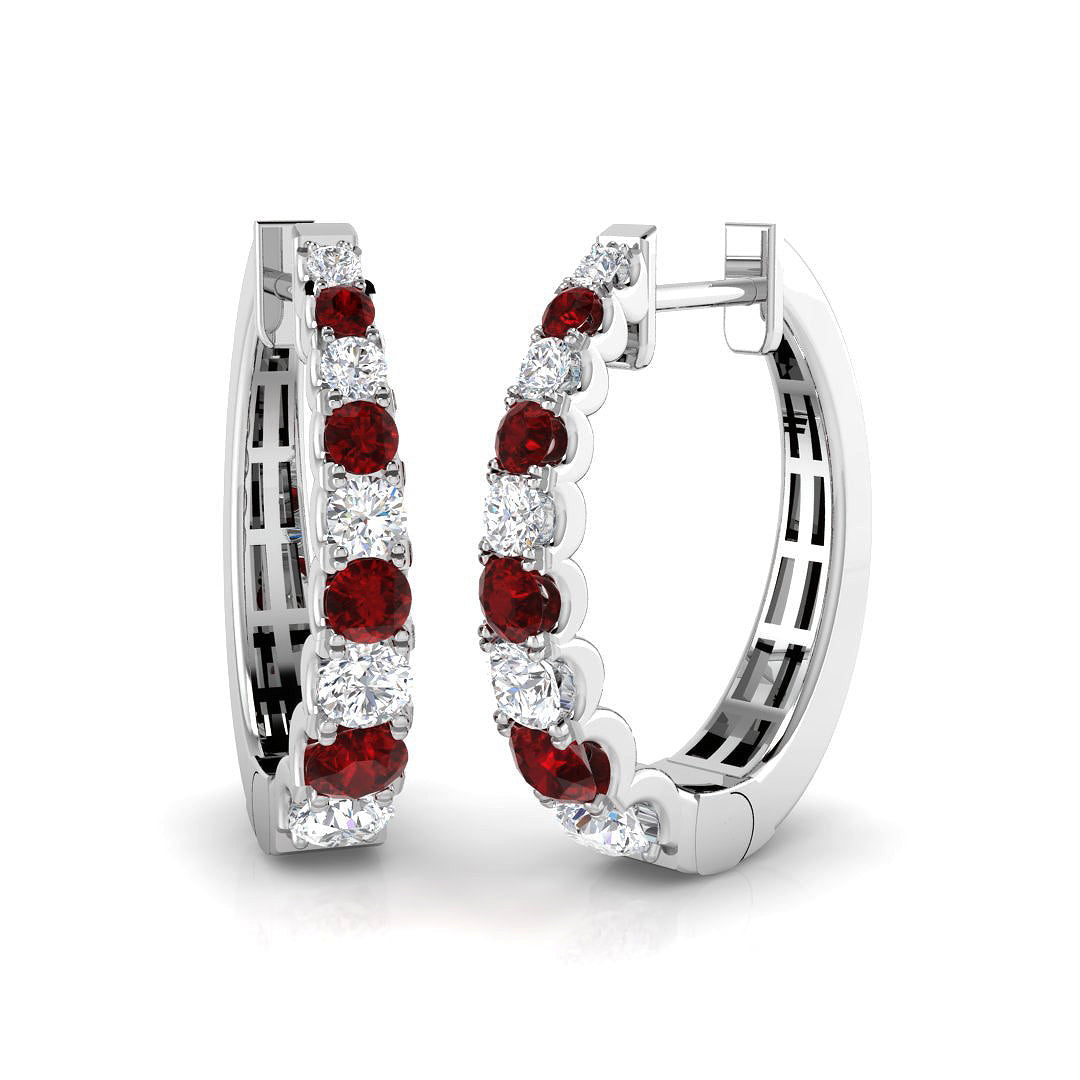SE6607 — Earrings - 9k White Gold