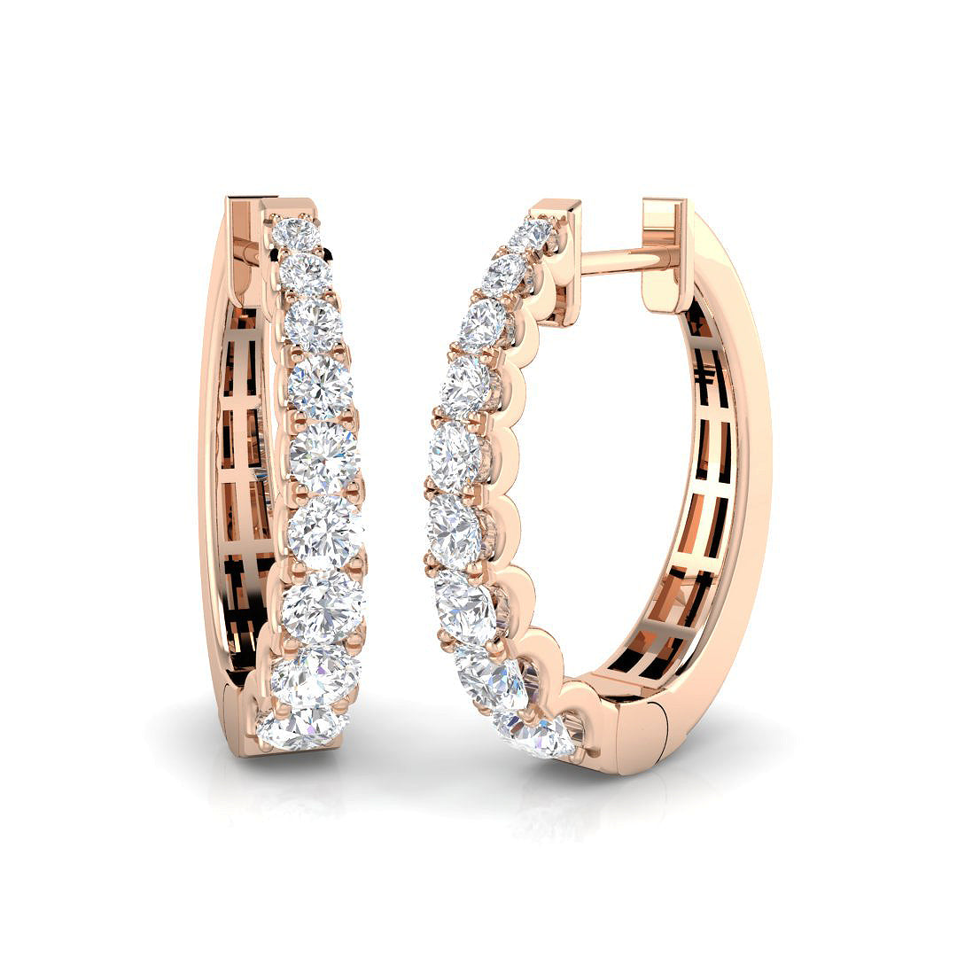 SE6607 — Earrings - 9k Rose Gold