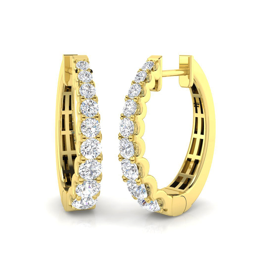 SE6607 — Earrings - 9k Yellow Gold
