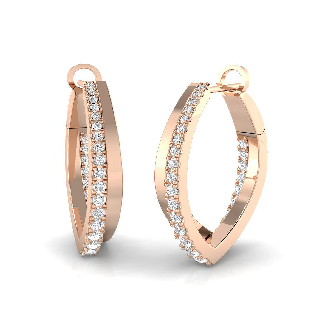 SE6608 — Earrings - 9k Rose Gold
