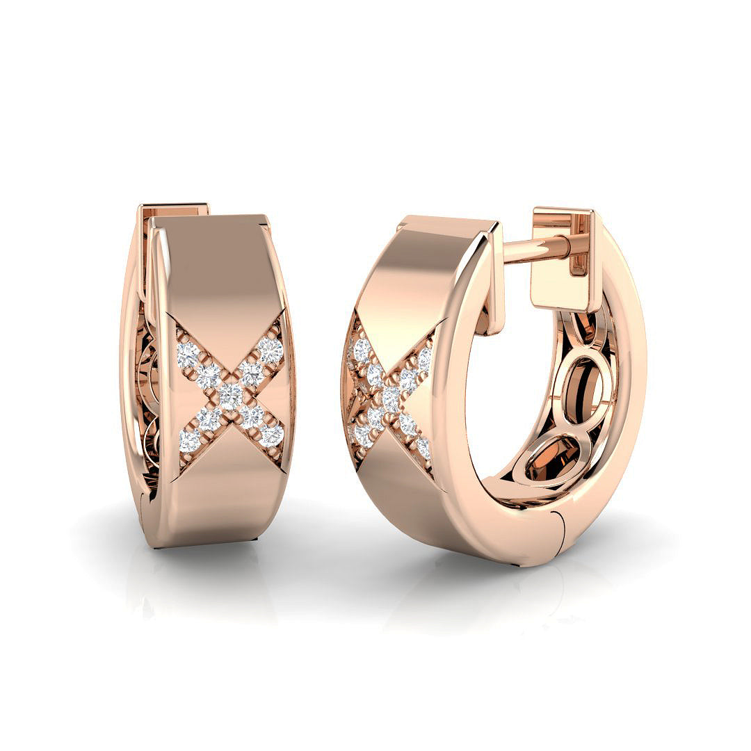 SE6611 — Earrings - 9k Rose Gold