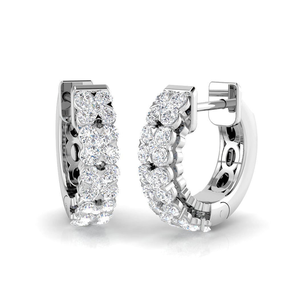 SE6612 — Earrings - 9k White Gold