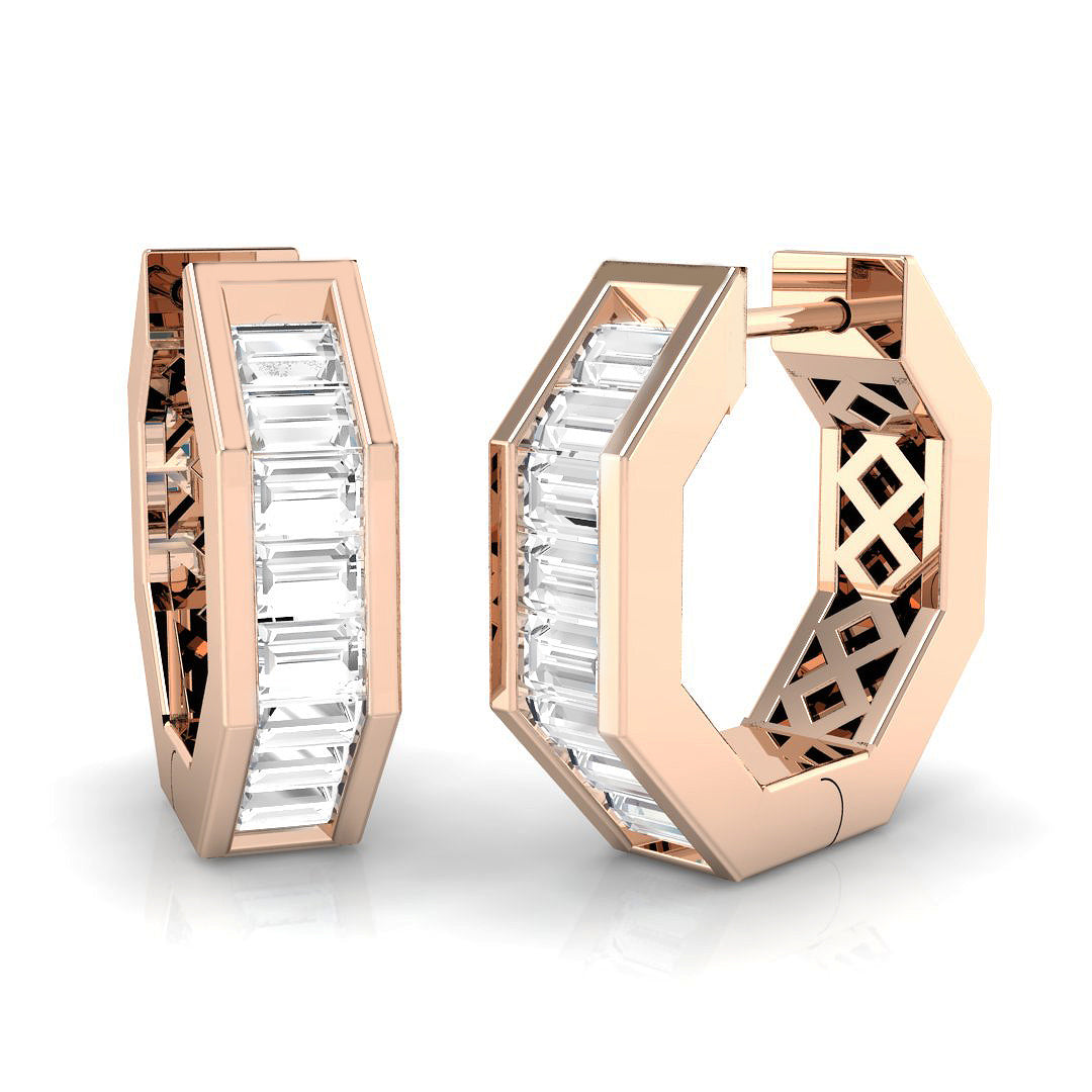 SE6613 — Earrings - 9k Rose Gold
