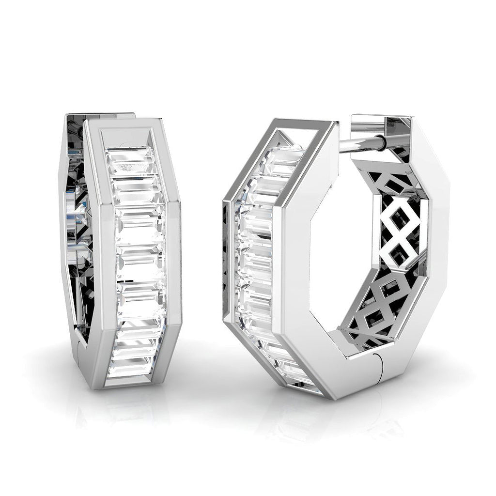 SE6613 — Earrings - 9k White Gold