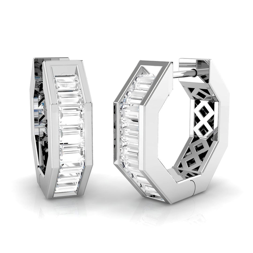 SE6613 — Earrings - 9k White Gold