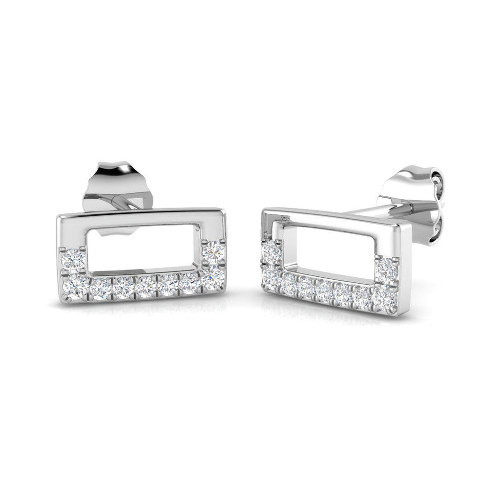 SE6615 — Earrings - 9k White Gold