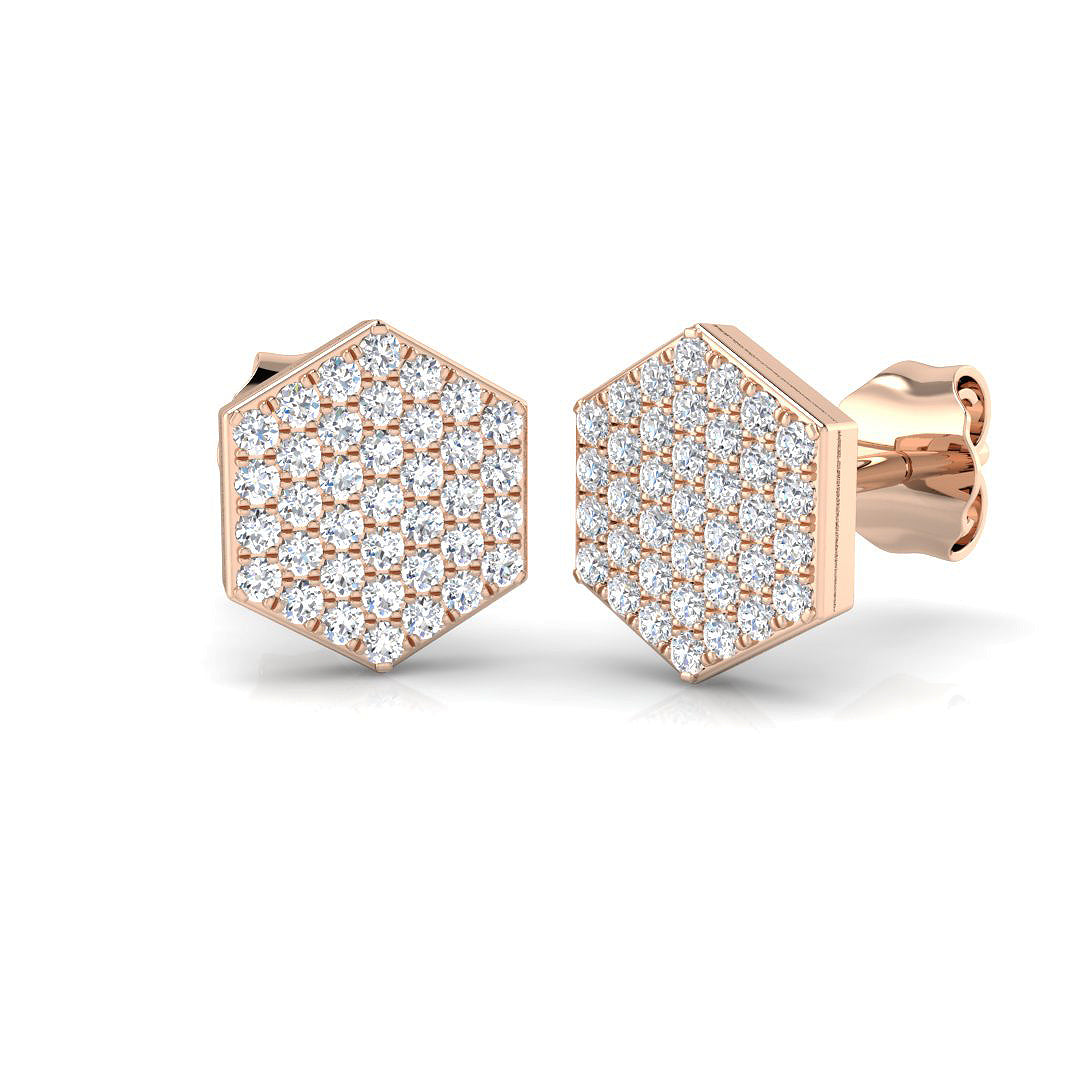 SE6616 — Earrings - 9k Rose Gold