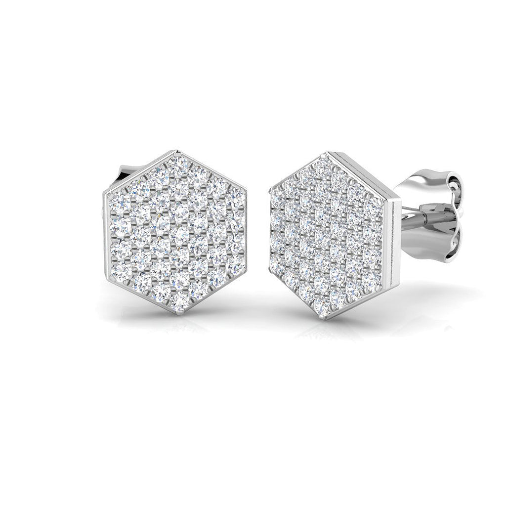 SE6616 — Earrings - 9k White Gold