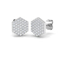 SE6616 — Earrings - 9k White Gold