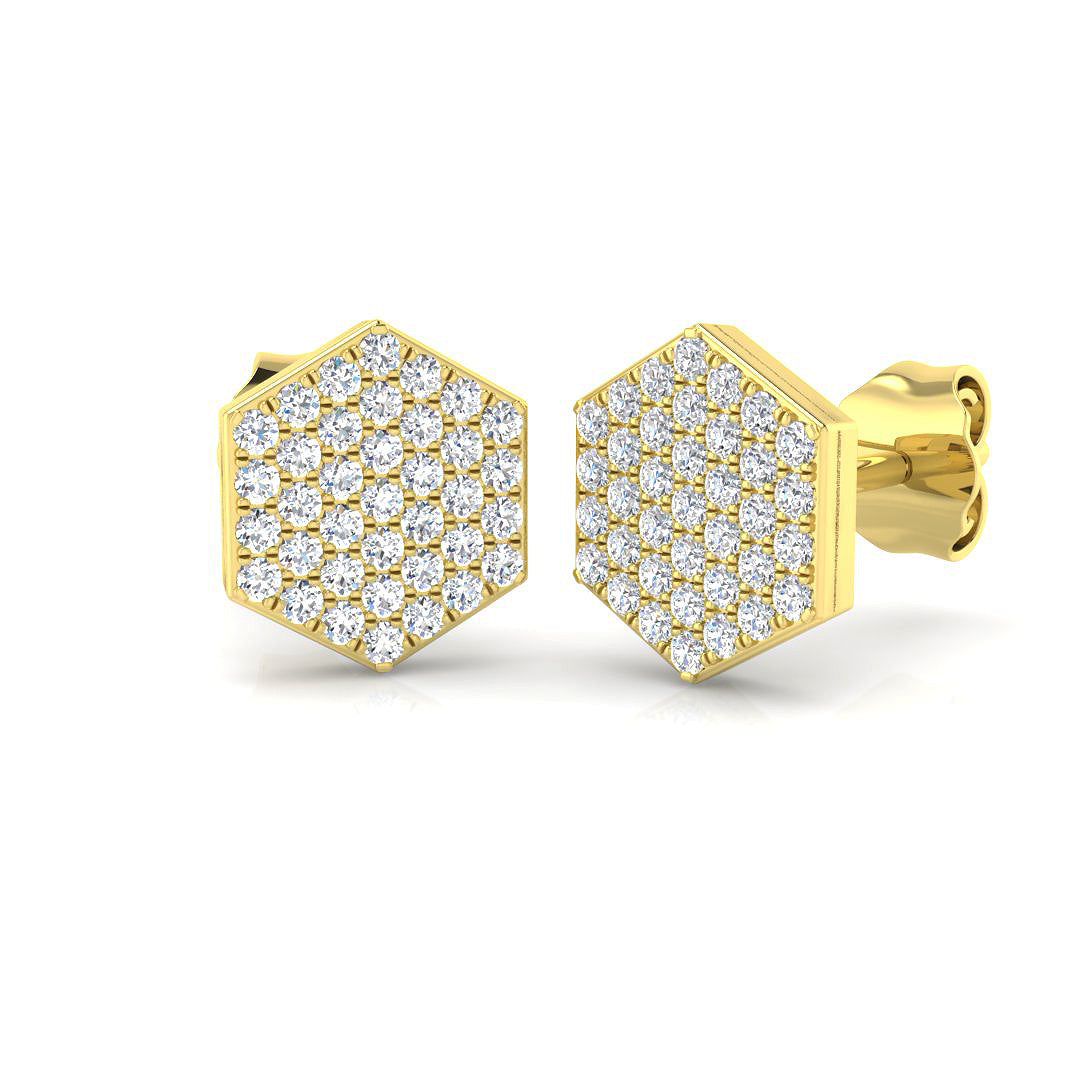 SE6616 — Earrings - 9k Yellow Gold