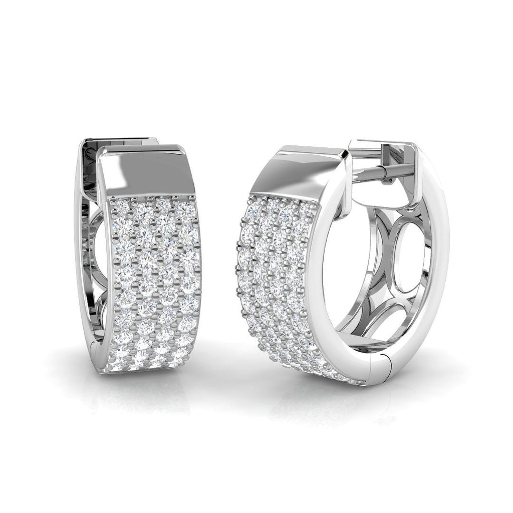 SE6617 — Earrings - 9k White Gold