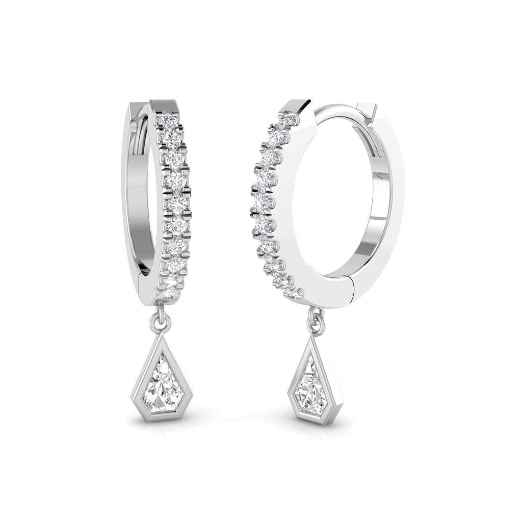 SE6618 — Earrings - 9k White Gold