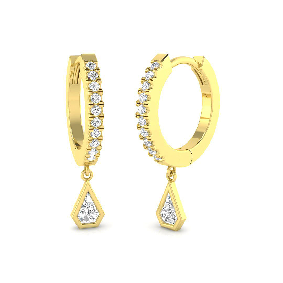 SE6618 — Earrings - 9k Yellow Gold