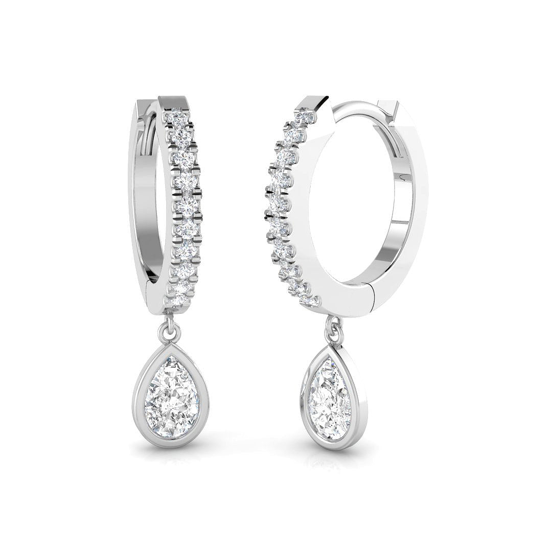SE6619 — Earrings - 9k White Gold