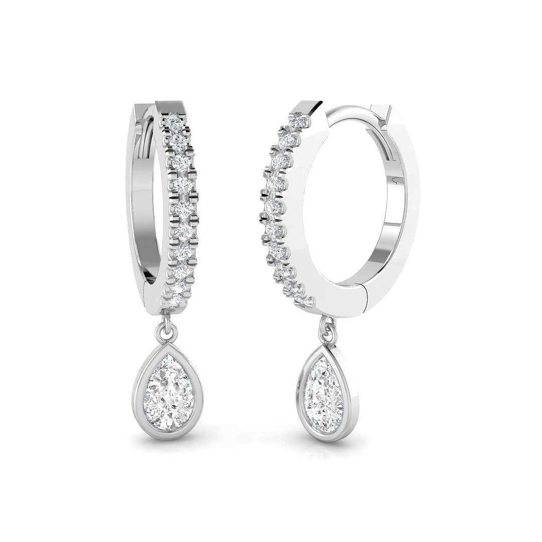 SE6620 — Earrings - 9k White Gold