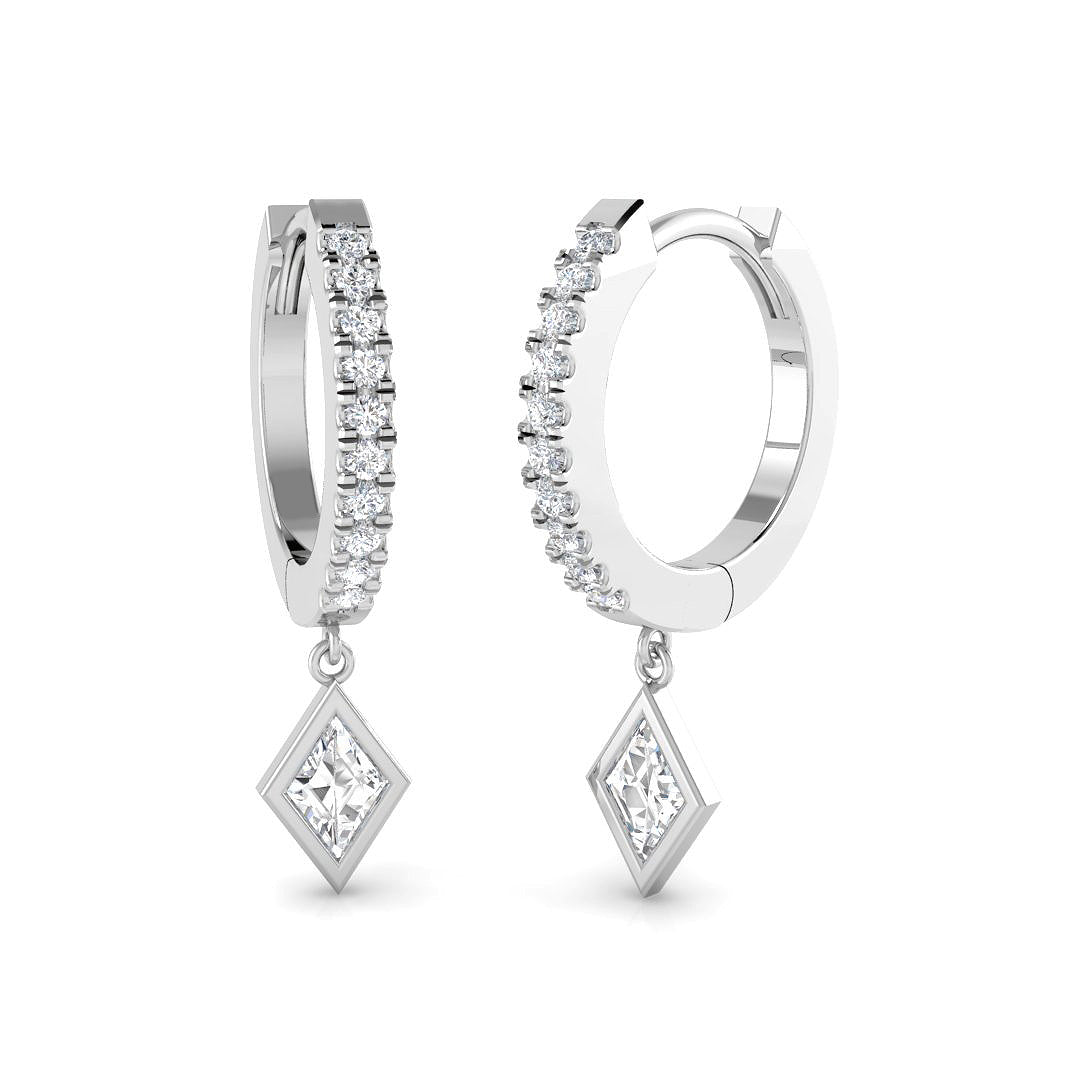 SE6622 — Earrings - 9k White Gold