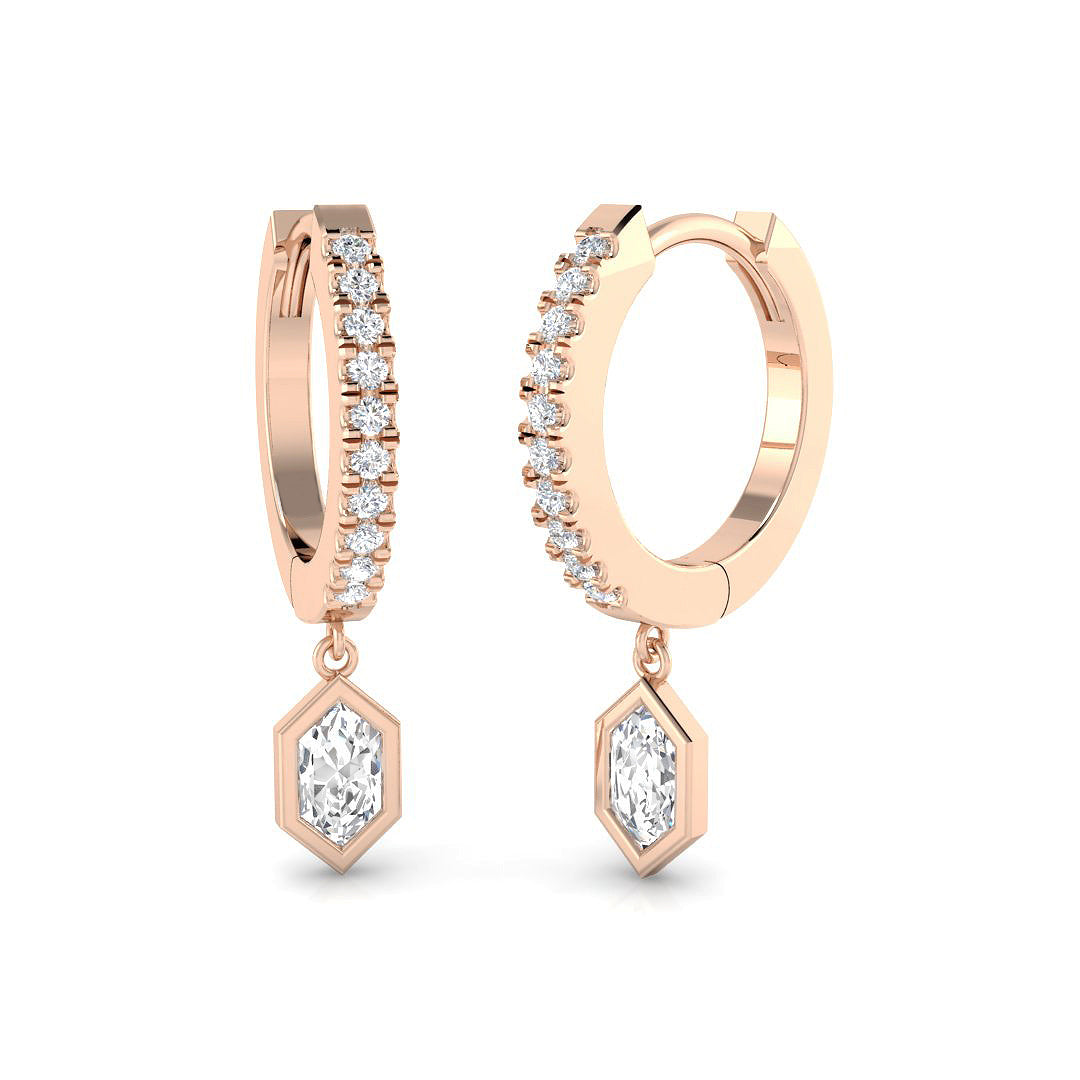 SE6623 — Earrings - 9k Rose Gold