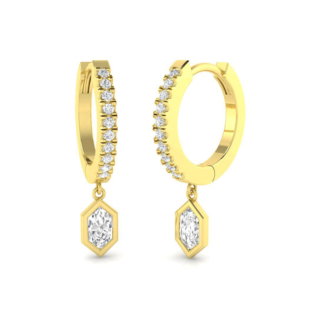 SE6623 — Earrings - 9k Yellow Gold