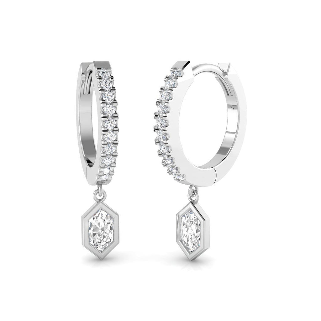 SE6625 — Earrings - 9k White Gold