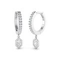 SE6625 — Earrings - 9k White Gold