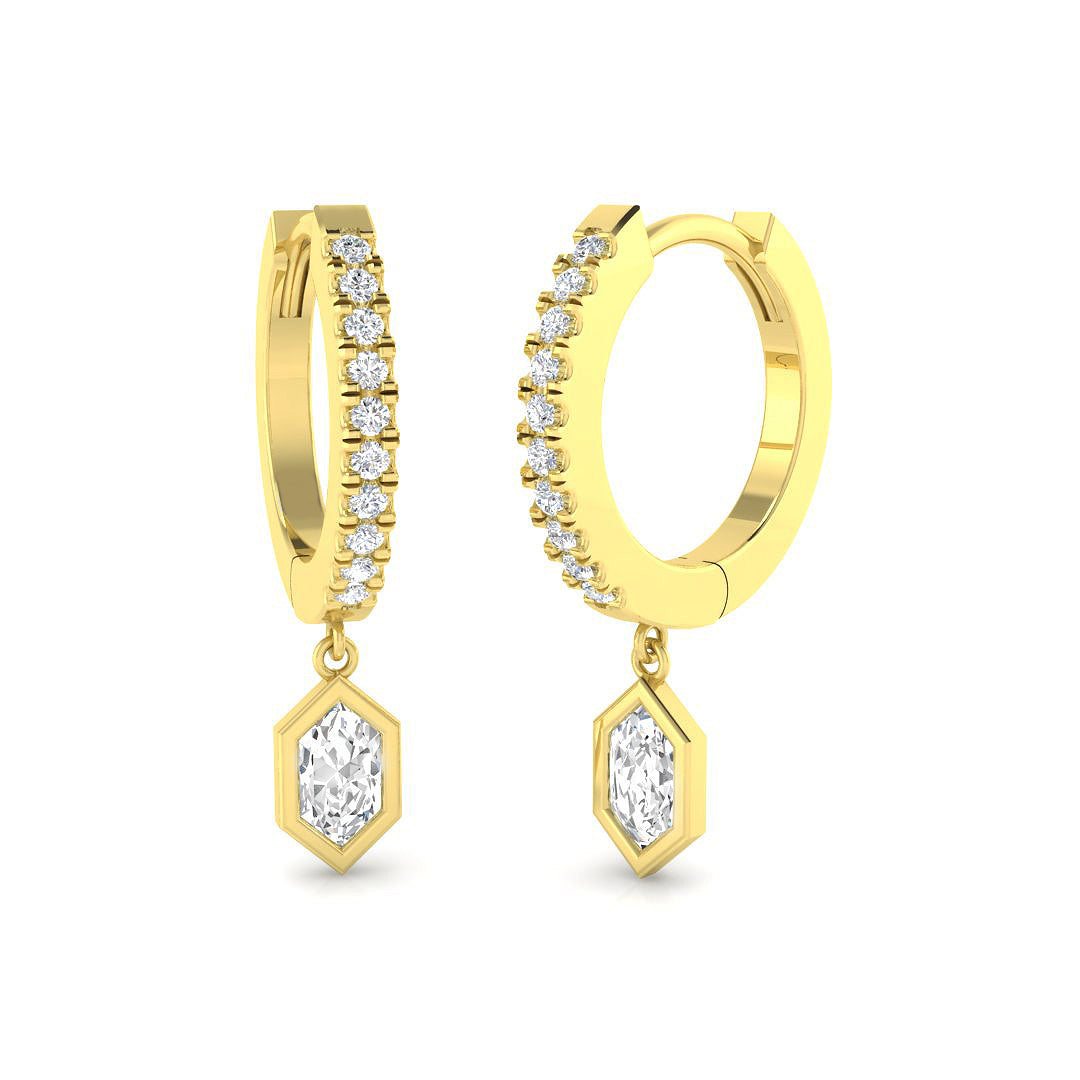 SE6625 — Earrings - 9k Yellow Gold