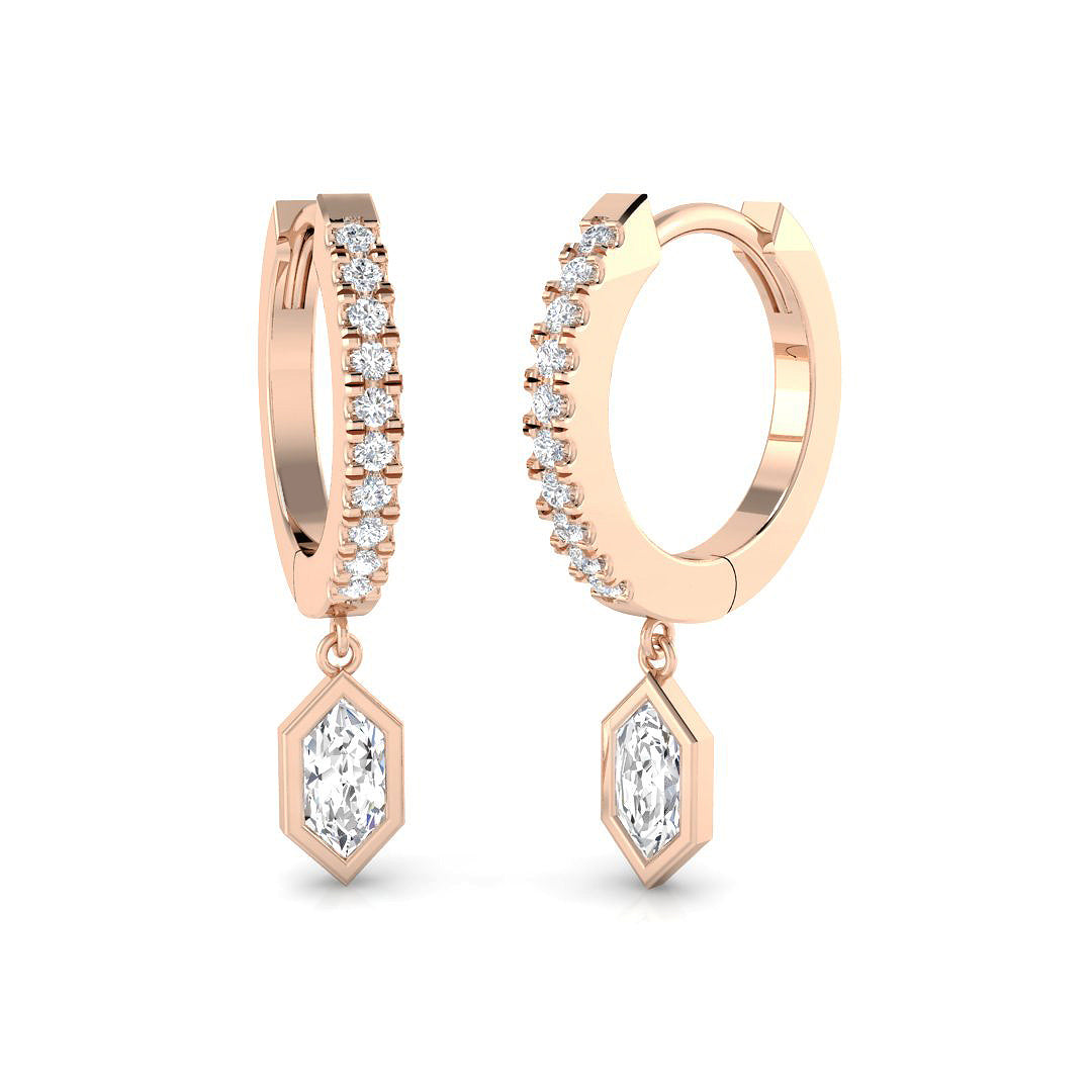SE6626 — Earrings - 9k Rose Gold