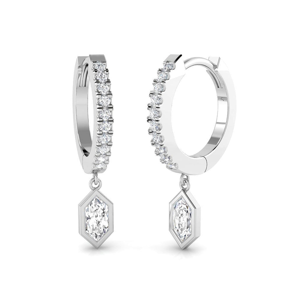 SE6626 — Earrings - 9k White Gold