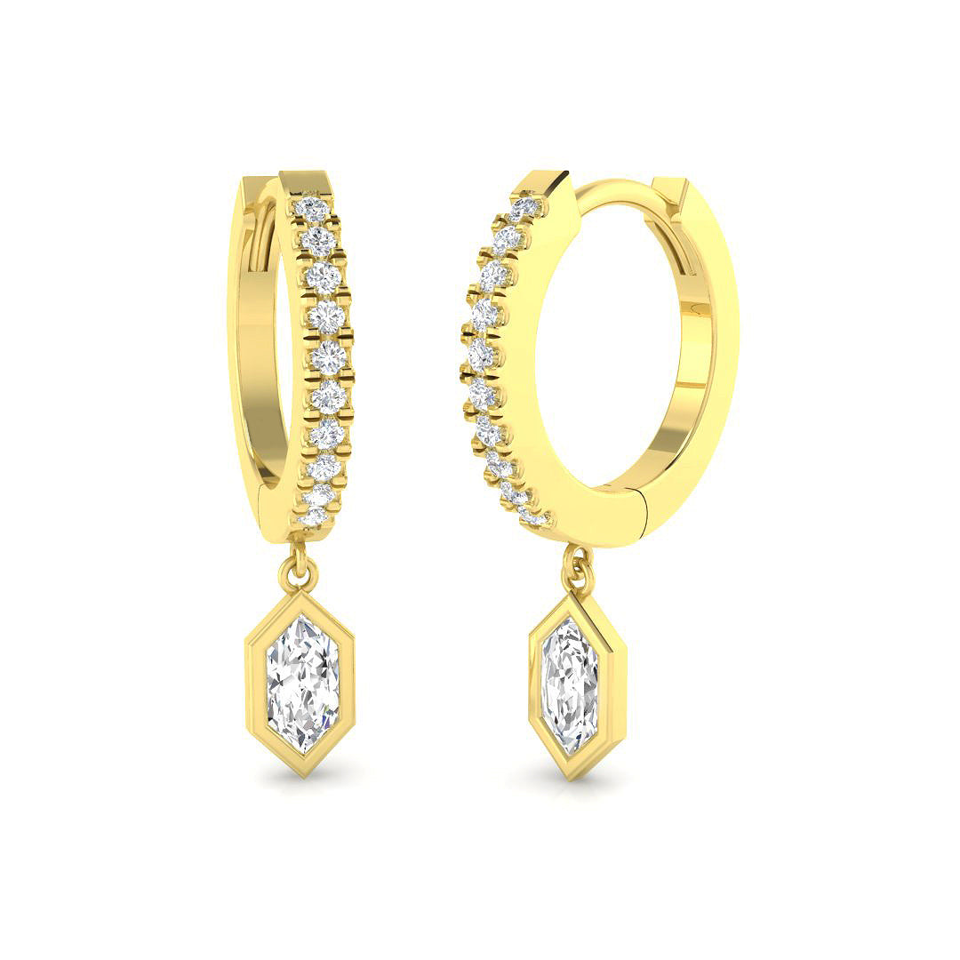 SE6626 — Earrings - 9k Yellow Gold