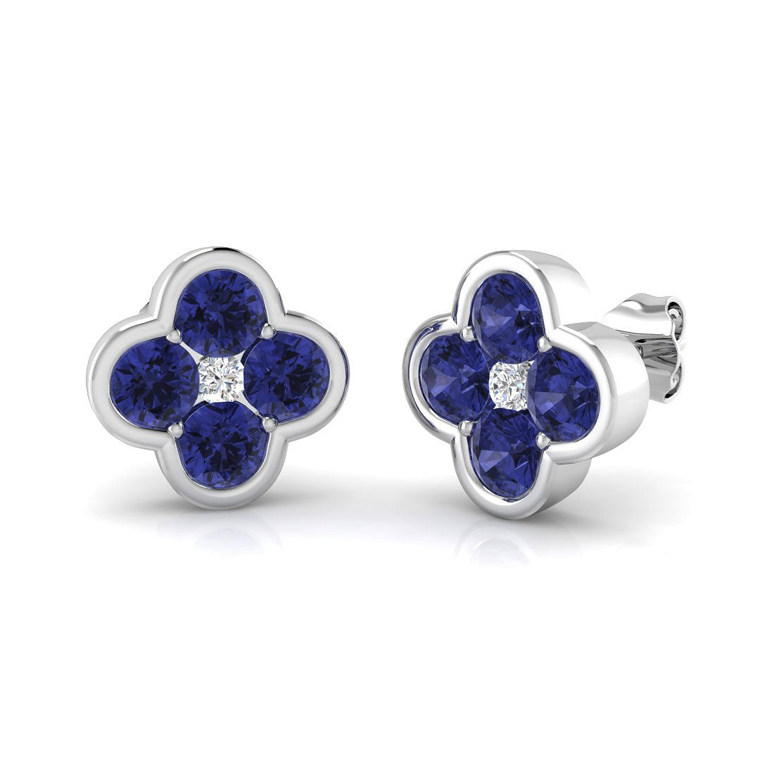 SE6631 — Earrings - 9k White Gold