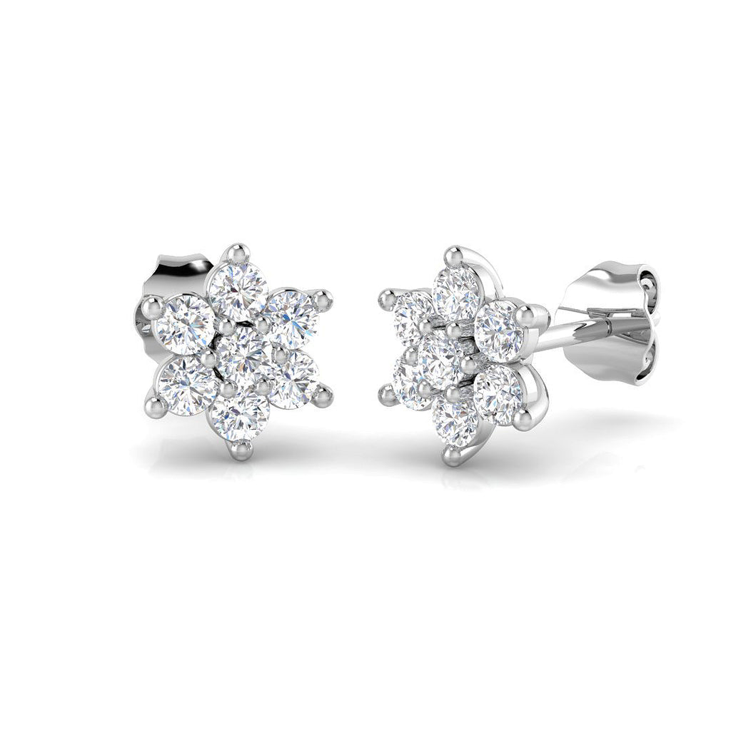 SE6638 — Earrings - 9k White Gold
