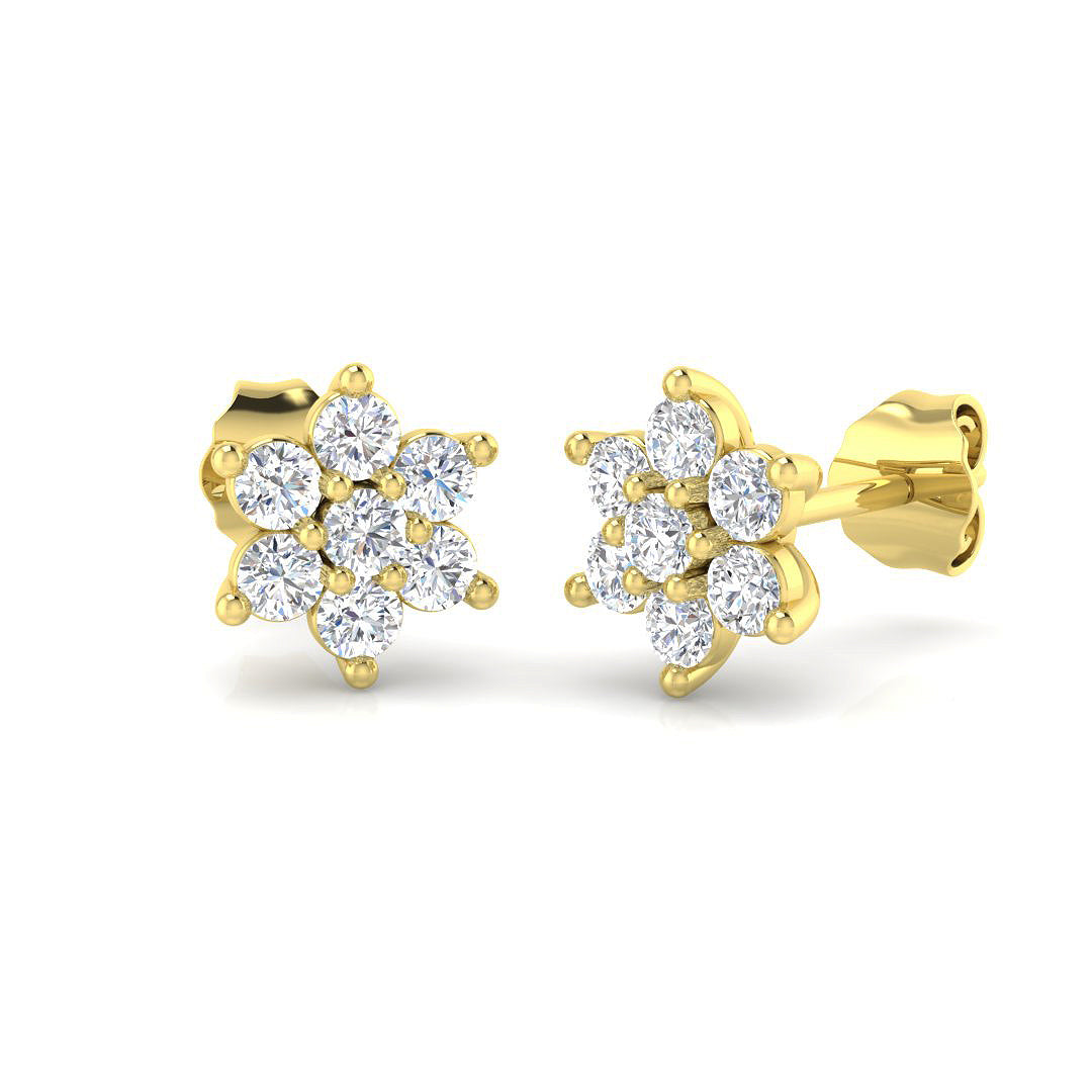 SE6638 — Earrings - 9k Yellow Gold