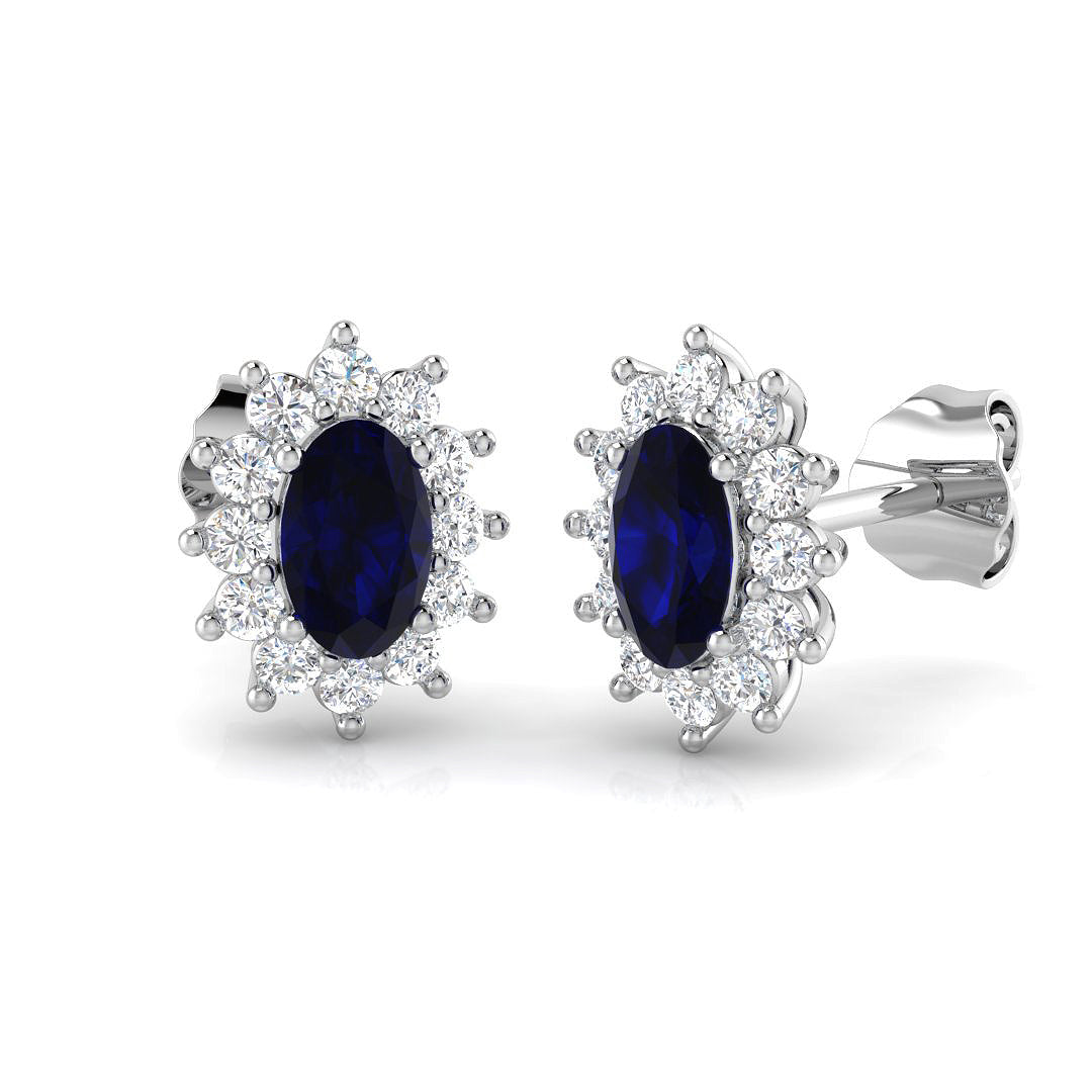 SE6651 — Earrings - 9k White Gold
