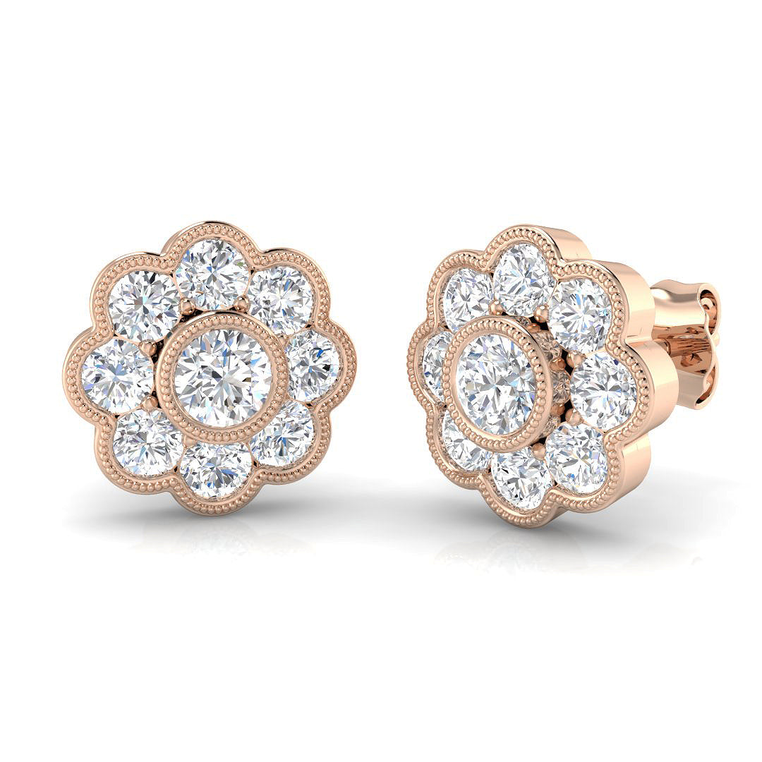 SE6653 — Earrings - 9k Rose Gold