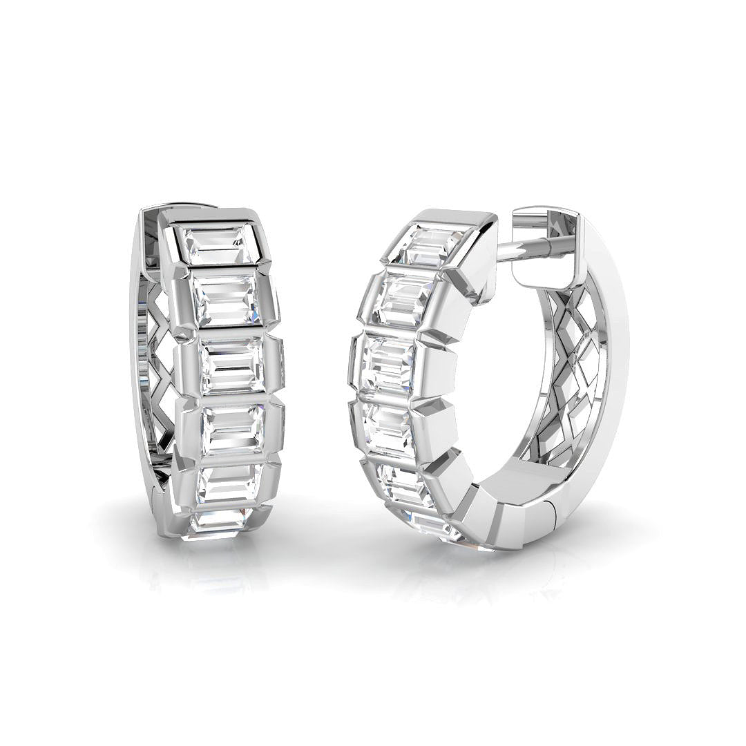 SE6659 — Earrings - 9k White Gold