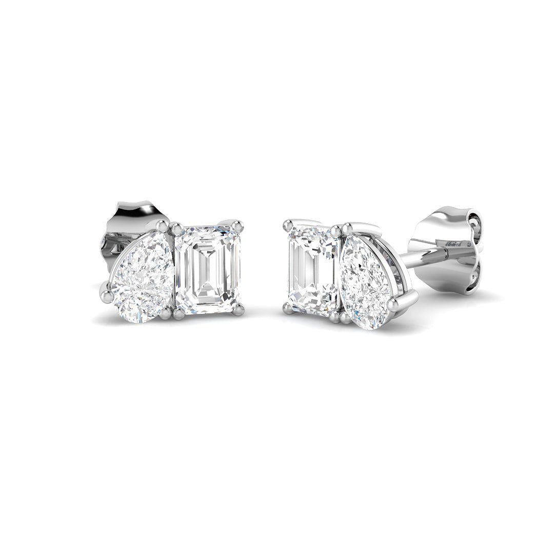 SE6668 — Earrings - 9k White Gold