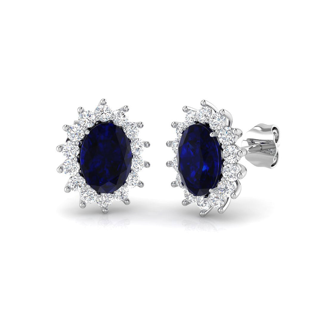 SE6689 — Earrings - 9k White Gold