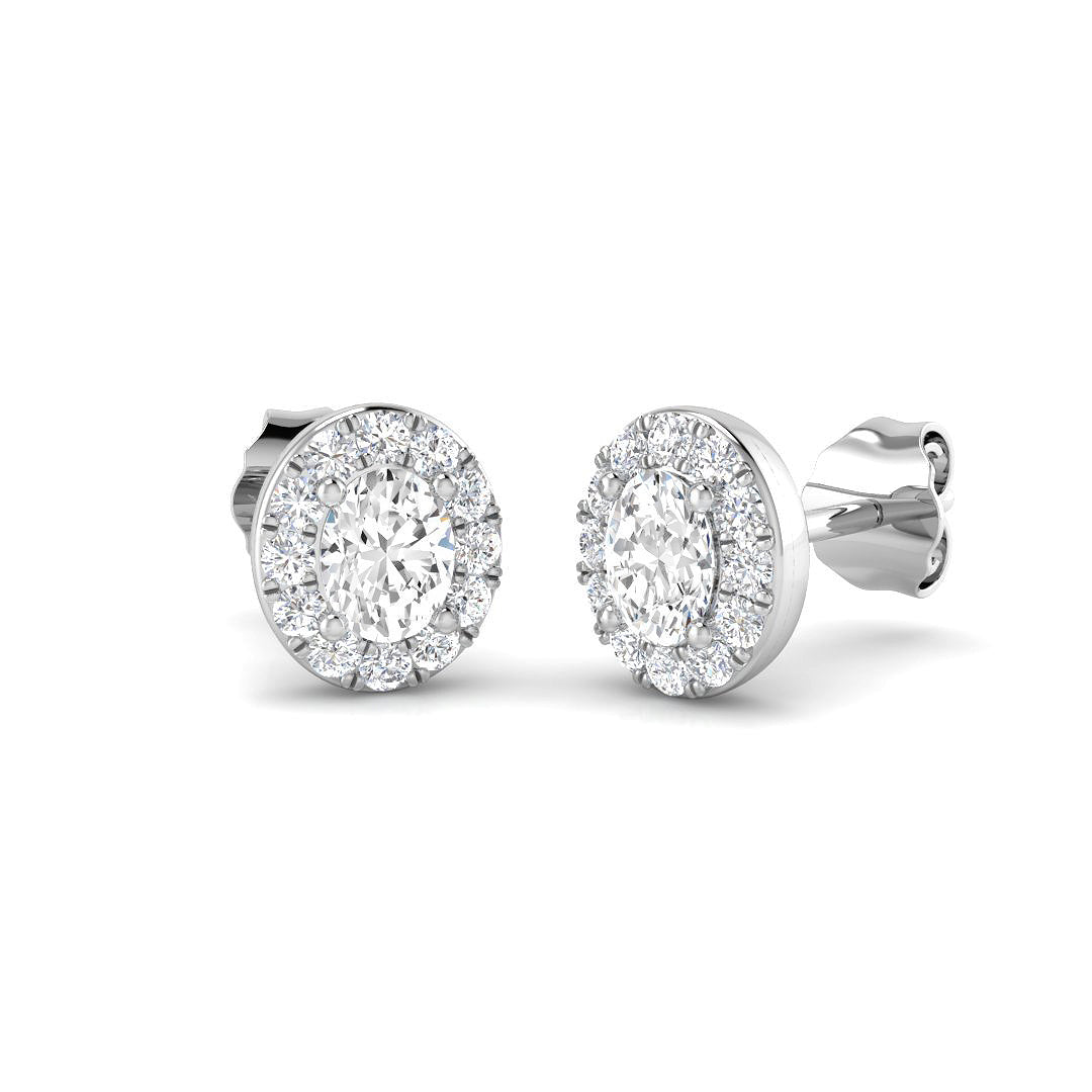 SE6691 — Earrings - 9k White Gold