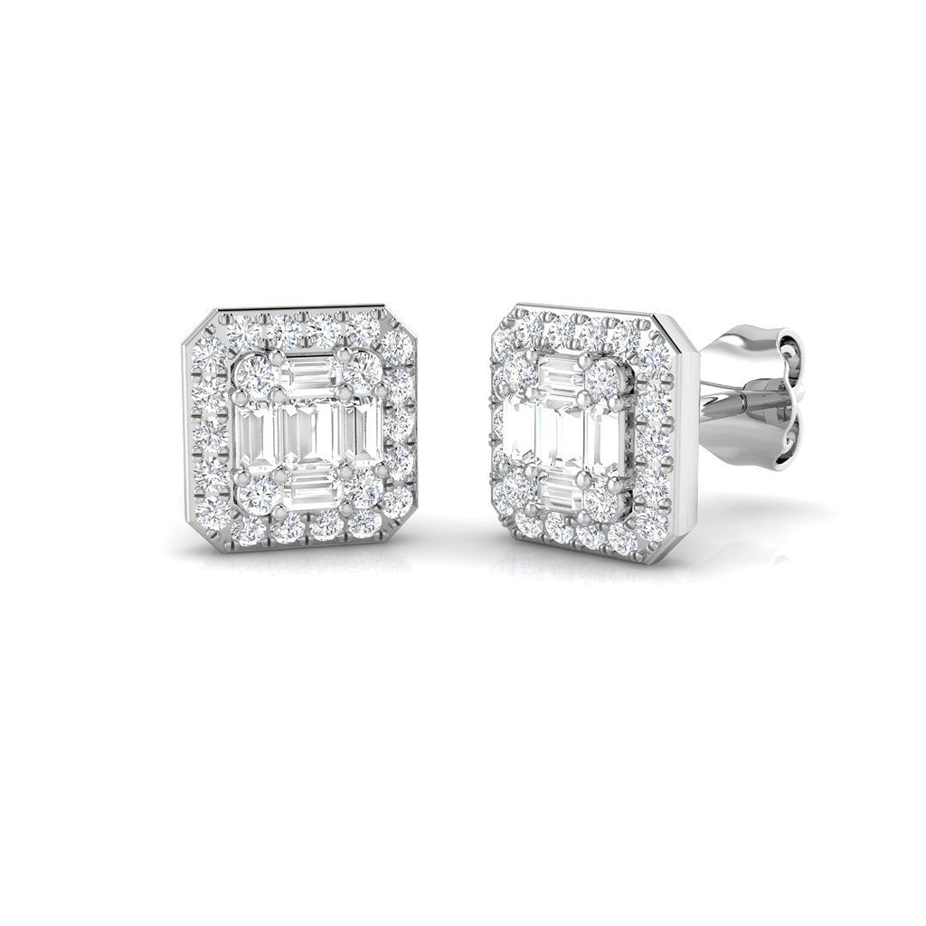 SE6694 — Earrings - 9k White Gold