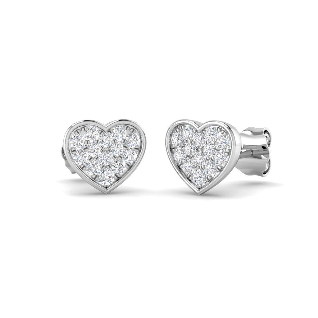 SE6712 — Earrings - 9k White Gold