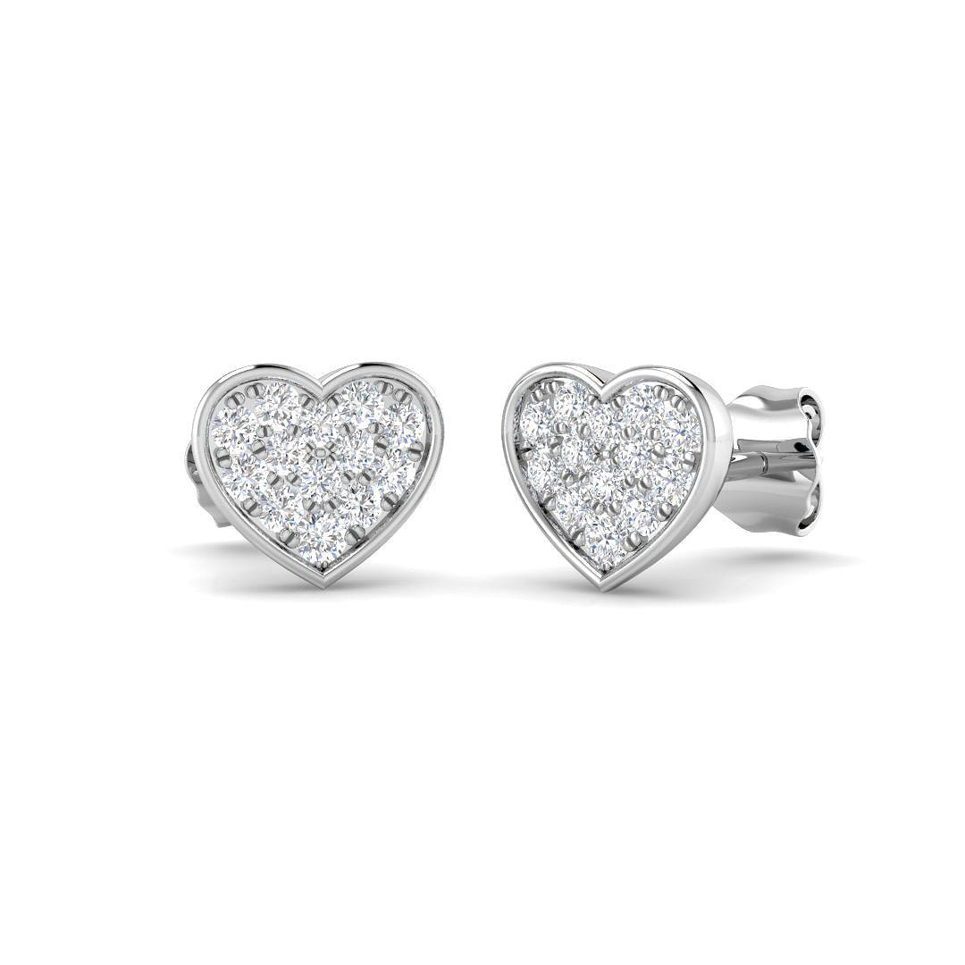 SE6712 — Earrings - 9k White Gold