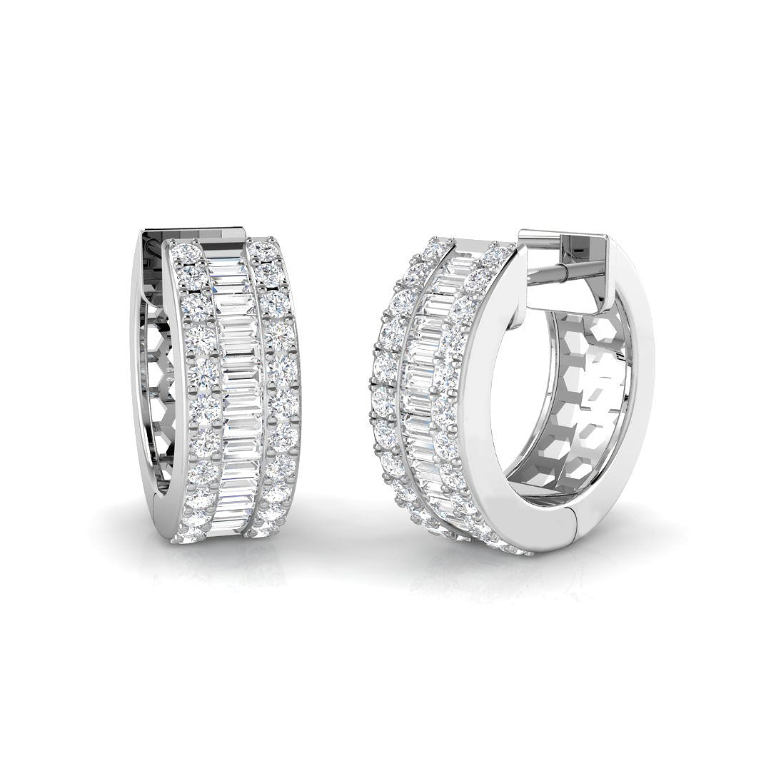 SE6714 — Earrings - 9k White Gold