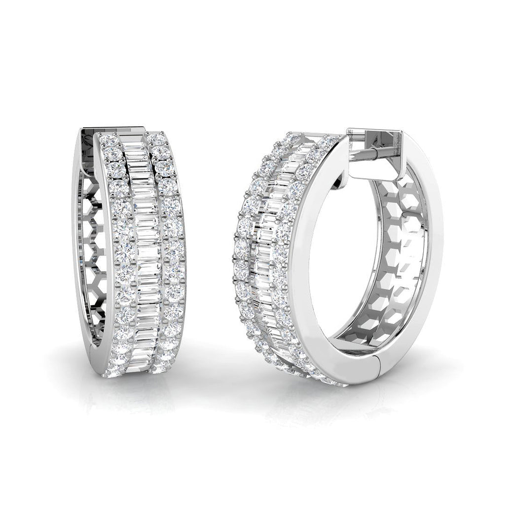 SE6716 — Earrings - 9k White Gold