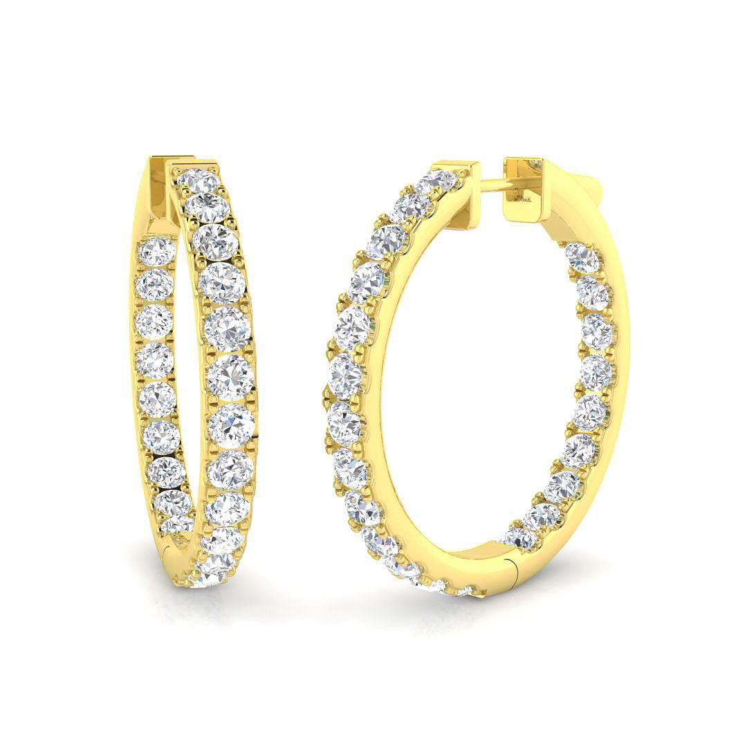 SE6725 — Earrings - 9k Yellow Gold