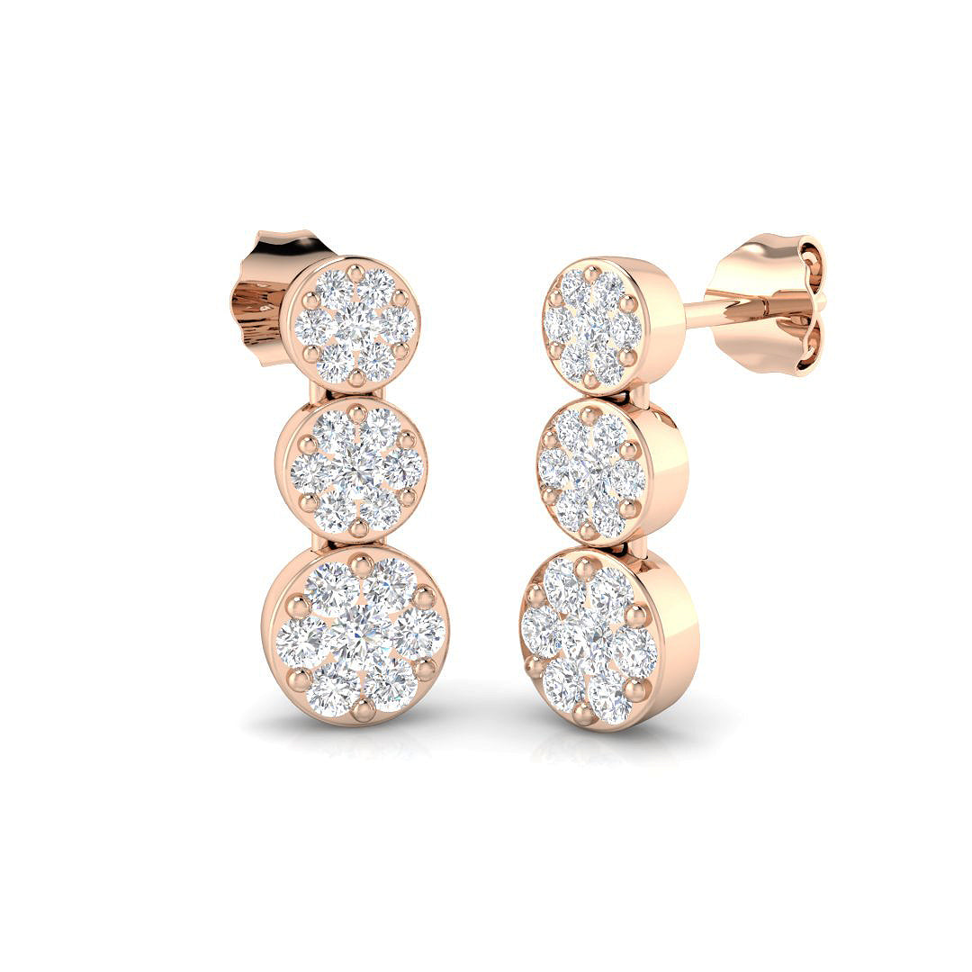 SE6729 — Earrings - 9k Rose Gold