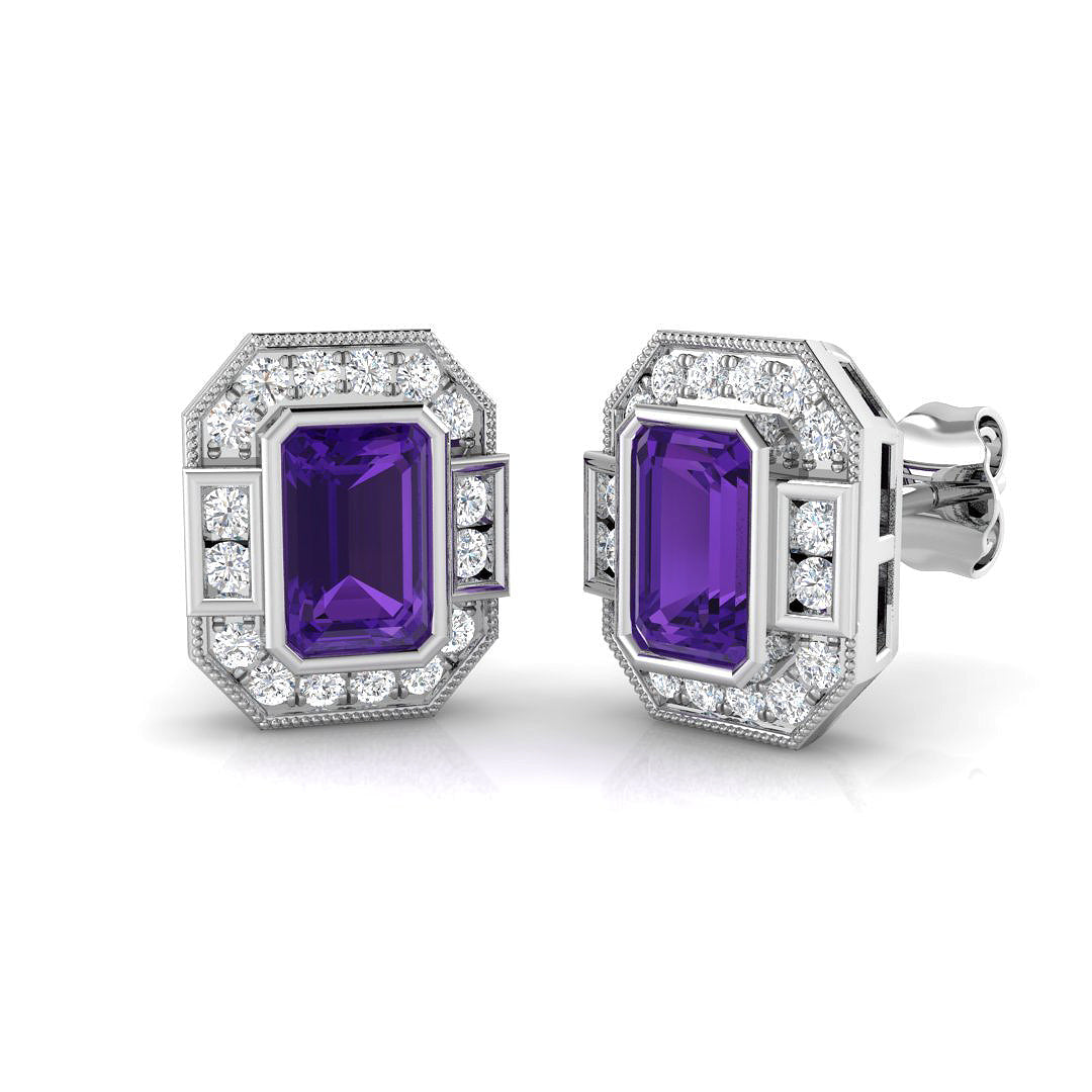 SE6731 — Earrings - 9k White Gold
